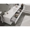 Mexen Orio meuble de salle de bain 160 cm avec lavabo Otis, 2 tiroirs, blanc brillant - 91A10-16047-2-BFF00-W18M00