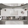 Mexen Orio bathroom cabinet 160 cm with sink Otis, 2 drawers, white mat - 91A10-16047-2-BFF01-W18M01