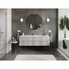 Mexen Orio armario de baño 160 cm con lavabo Otis, 2 cajones, gris mate/blanco mate - 91A10-16047-2-BFF62-W18M01