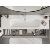 Mexen Orio vannitoakapp 160 cm valamu Vela, 2 sahtlit, valge matt - 91A10-16047-2-BFF01-W23M01