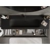 Mexen Orio 160 cm Bathroom Cabinet with Vela Sink, 2 Drawers, Black Matte - 91A10-16047-2-BFF71-W23M71
