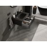 Mexen Rivel vannitoakapp 70 cm valamu Vela, 1 sahtel, kitsenev, must matt - 91A20-07023-1-BF71-W23M71