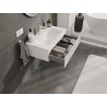 Mexen Rivel vannitoakapp 80 cm valamu Vela, 1 sahtel, sooneline, valge matt - 91A20-08023-1-BF01-W23M01