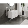 Mexen Rivel vannitoakapp 80 cm koos Vela valamuga, 2 sahtlit, soonikkoes , valge matt - 91A20-08047-2-BFF01-W23M01