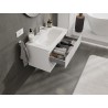 Mexen Rivel vannitoakapp 80 cm koos Vela valamuga, 2 sahtlit, soonikkoes , valge matt - 91A20-08047-2-BFF01-W23M01