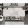 Mexen Rivel 120 cm vannitoakapp valamu Otisega, 1 sahtel, sooneline, grafiit matt/valge matt - 91A20-12023-1-BF66-W18M0