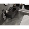 Mexen Rivel vannitoakapp 120 cm valamu Otis, 1 sahtel, sooniline, must matt - 91A20-12023-1-BF71-W18M71