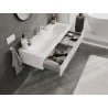 Mexen Rivel mobile bagno 120 cm con lavabo Vela, 1 cassetto, scanalato, bianco opaco - 91A20-12023-1-BF01-W23M01