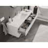 Mexen Rivel vannitoakapp 140 cm Otis valamu, 2 sahtlit, sooniline, valge matt - 91A20-14047-2-BFF01-W18M01
