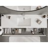 Mexen Rivel vannitoakapp 160 cm valamu Otis, 2 sahtlit, sooniline, valge matt - 91A20-16047-2-BFF01-W18M01