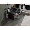 Mexen Orio armario de baño de 80 cm con lavabo Otis, 2 cajones, negro brillo/negro mate - 91A10-08047-2-BFF70-W18M71
