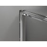 Mexen Exo-3S drzwi prysznicowe rozsuwane 75 cm, transparent, chrom - 8153-075-000-01-00