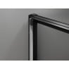 Mexen Exo-3S drzwi prysznicowe rozsuwane 75 cm, transparent, czarne - 8153-075-000-70-00