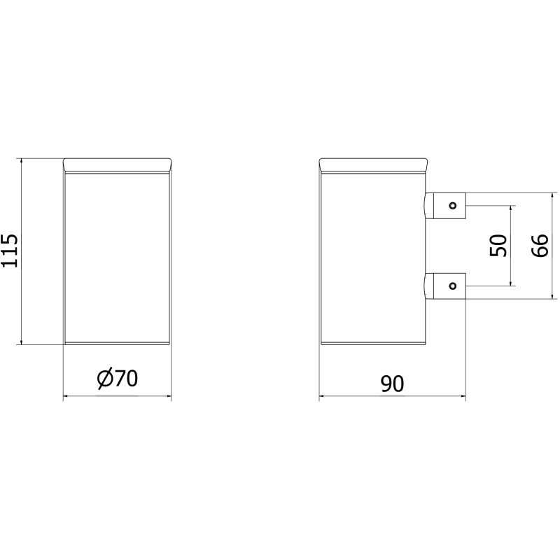 Mexen Loop hammasharjamuki, kromi - 70A71051-00
