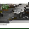 Mexen Matias Granitspüle 1,5-Becken mit Abtropffläche und Küchenarmatur Telma, schwarz gesprenkelt - 6502-76-670200-50
