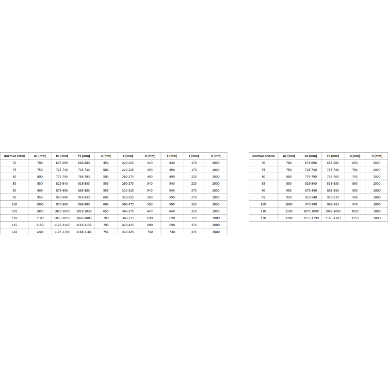 Mexen Mist T kabina prysznicowa uchylna 85 x 95 cm, transparent, miedź szczotkowana - 8A4T-085-095-65-00