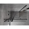 Mexen Mist T Duschkabine schwenkbar 115 x 100 cm, transparent, schwarz - 8A4T-115-100-70-00