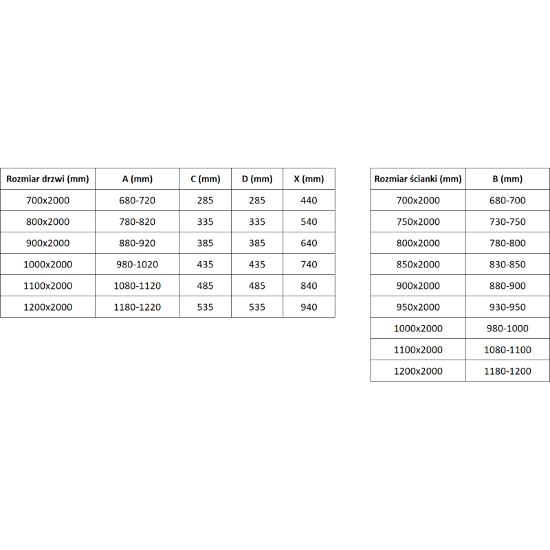 Mexen Exo καμπίνα ντους ανοιγόμενη 100 x 75 cm, διαφανής, χρώμιο - 8182-100-075-01-00