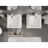 Mexen Orio bathroom cabinet for washbasin 50 cm, 1 drawer, white matte- 91A10-05023-1-BF01