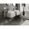 Mexen Orio bathroom vanity cabinet 50 cm, 1 drawer, matte gray - 91A10-05023-1-BF62