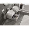 Mexen Orio bathroom vanity cabinet 50 cm, 1 drawer, matte gray - 91A10-05023-1-BF62