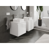 Mexen Orio 50 cm bathroom cabinet, 1 drawer, white gloss - 91A10-05047-1-BF00