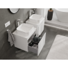Mexen Orio 50 cm bathroom cabinet, 1 drawer, white gloss - 91A10-05047-1-BF00