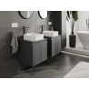 Mexen Orio 50 cm Bathroom Cabinet, 1 Drawer, Matte Graphite - 91A10-05047-1-BF66