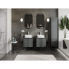 Mexen Orio 50 cm Bathroom Cabinet, 1 Drawer, Matte Graphite - 91A10-05047-1-BF66