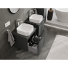 Mexen Orio 50 cm Bathroom Cabinet, 1 Drawer, Matte Graphite - 91A10-05047-1-BF66