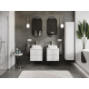Mexen Orio armoire de salle de bain sous vasque 50 cm, 2 tiroirs, blanc brillant - 91A10-05047-2-BFF00