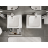 Mexen Orio bathroom cabinet under sink 50 cm, 2 drawers, white matte - 91A10-05047-2-BFF01