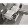 Mexen Orio bathroom cabinet under sink 60 cm, 1 drawer, white gloss - 91A10-06023-1-BF00
