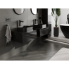 Mexen Orio szafka łazienkowa podumywalkowa 60 cm, 1 szuflada, czarna połysk - 91A10-06023-1-BF70
