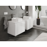 Mexen Orio 60 cm Bathroom Cabinet Under Sink, 1 Drawer, White Gloss - 91A10-06047-1-BF00