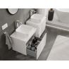 Mexen Orio mueble de baño para lavabo 60 cm, 1 cajón, blanco brillo - 91A10-06047-1-BF00
