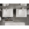 Mexen Orio 60 cm Bathroom Cabinet Under Sink, 1 Drawer, White Gloss - 91A10-06047-1-BF00