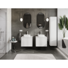 Mexen Orio 60 cm Bathroom Vanity Cabinet, 1 Drawer, White Matte - 91A10-06047-1-BF01