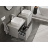 Mexen Orio gabinete de baño para lavabo de 60 cm, 1 cajón, gris mate - 91A10-06047-1-BF62