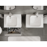 Mexen Orio 60 cm Bathroom Vanity Cabinet, 1 Drawer, White Matte - 91A10-06047-1-BF01