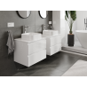 Mexen Orio mobile da bagno sotto lavabo 60 cm, 2 cassetti, bianco lucido - 91A10-06047-2-BFF00