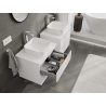 Mexen Orio bathroom cabinet under-sink 60 cm, 2 drawers, white matte - 91A10-06047-2-BFF01