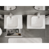 Mexen Orio bathroom cabinet under-sink 60 cm, 2 drawers, white matte - 91A10-06047-2-BFF01