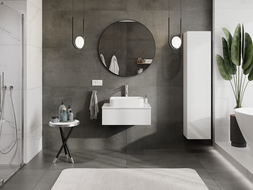 Mexen Orio mobile bagno sottolavabo 70 cm, 1 cassetto, bianco lucido - 91A10-07023-1-BF00