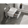 Mexen Orio bathroom cabinet under-sink 70 cm, 1 drawer, white gloss - 91A10-07023-1-BF00