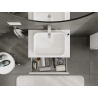Mexen Orio 70 cm Bathroom Cabinet, 1 Drawer, Matte White - 91A10-07023-1-BF01