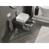 Mexen Orio 70 cm Under-Sink Bathroom Cabinet, 1 Drawer, Matte Graphite - 91A10-07023-1-BF66
