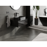 Mexen Orio bathroom cabinet under sink 70 cm, 1 drawer, black gloss - 91A10-07023-1-BF70