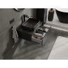 Mexen Orio bathroom cabinet under sink 70 cm, 1 drawer, black matte - 91A10-07023-1-BF71