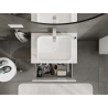 Mexen Orio bathroom cabinet under sink 70 cm, 1 drawer, white gloss - 91A10-07047-1-BF00